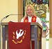 Pr Cori Johnson delivers the Gospel and Sermon